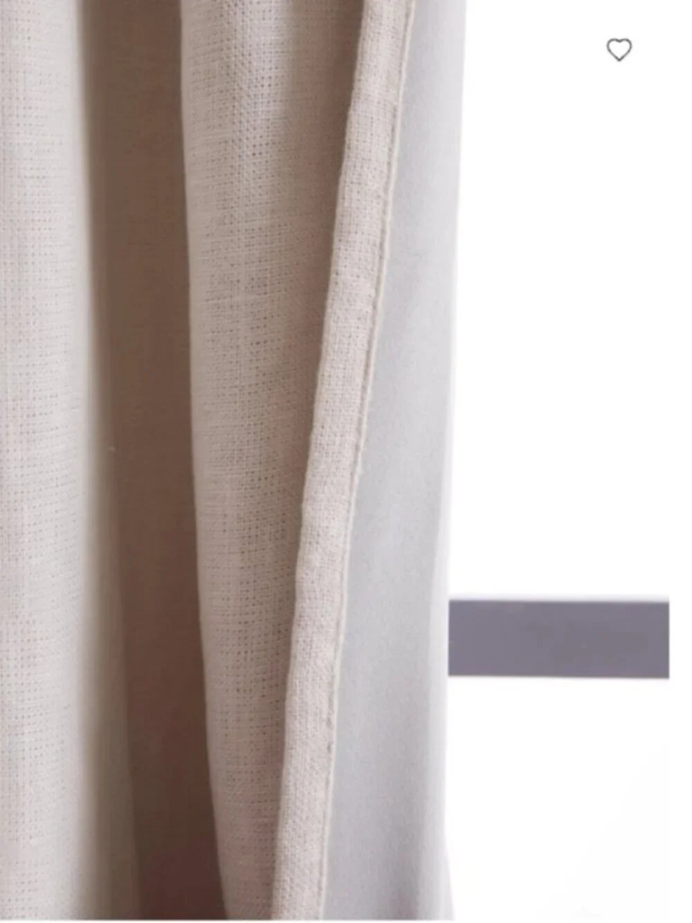 Quince Heavyweight European Linen Curtain 48